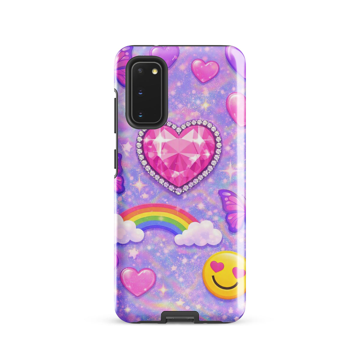 Phone Case for Samsung Galaxy - Sparkle Heart Fantasy Case (xx203)