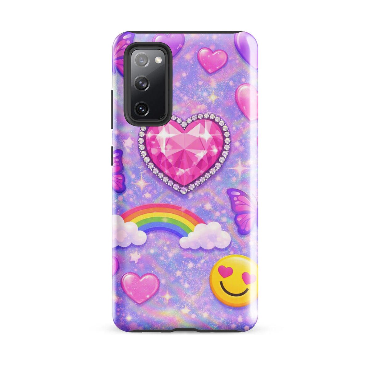 Phone Case for Samsung Galaxy - Sparkle Heart Fantasy Case (xx203)