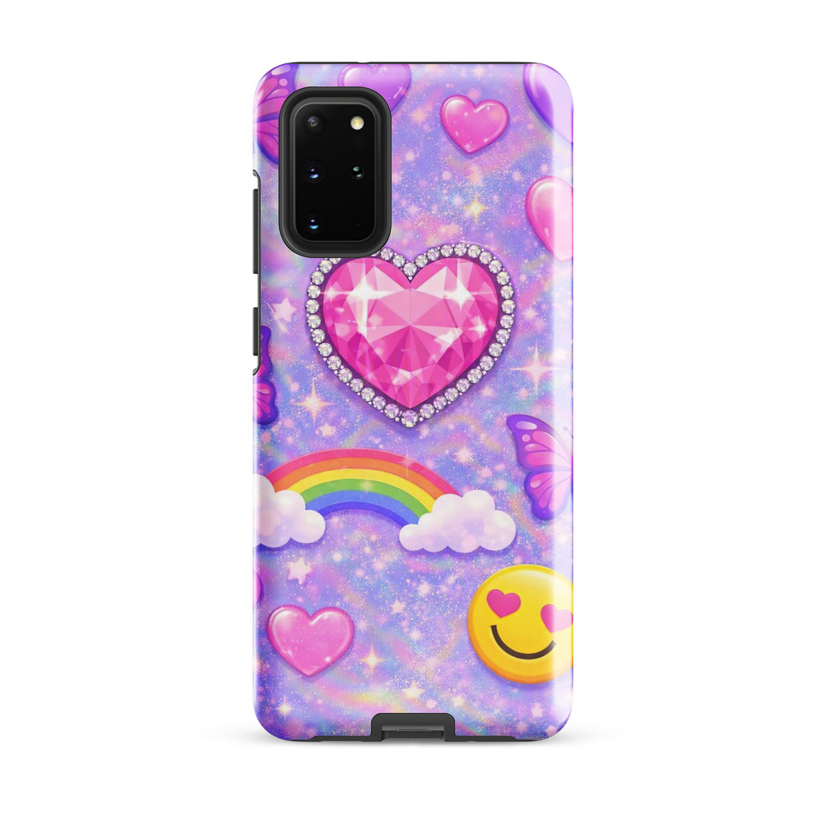 Phone Case for Samsung Galaxy - Sparkle Heart Fantasy Case (xx203)