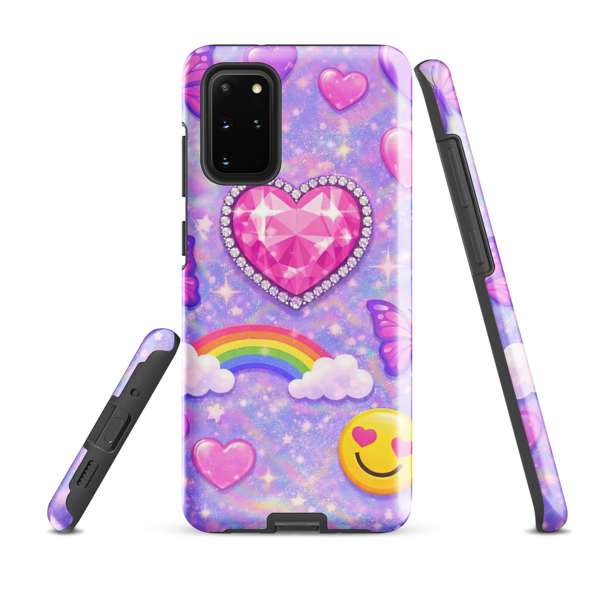 Phone Case for Samsung Galaxy - Sparkle Heart Fantasy Case (xx203)