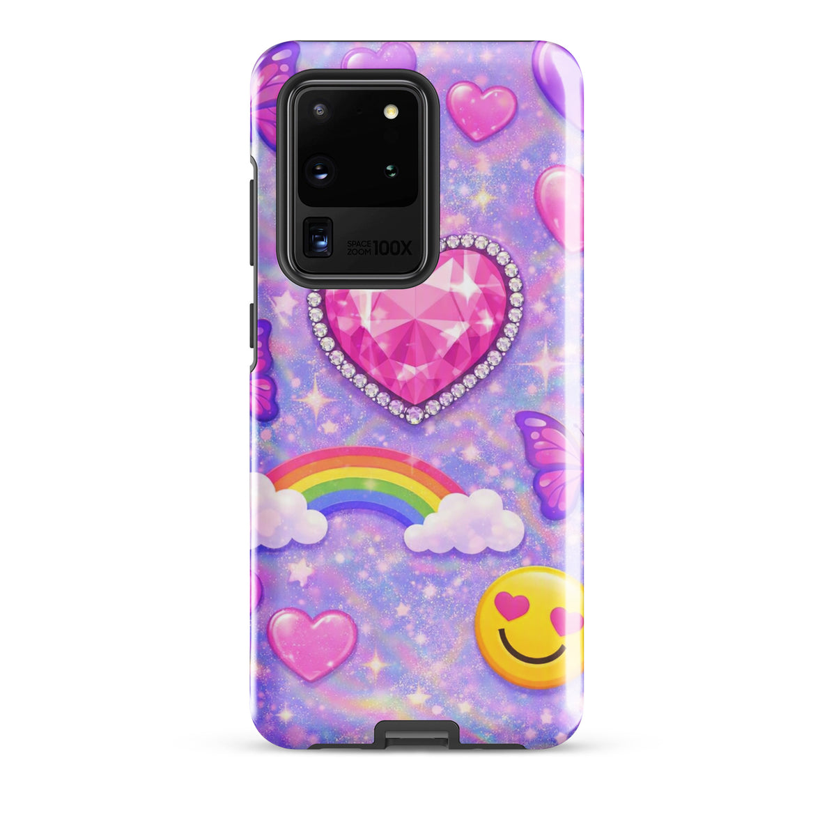 Phone Case for Samsung Galaxy - Sparkle Heart Fantasy Case (xx203)