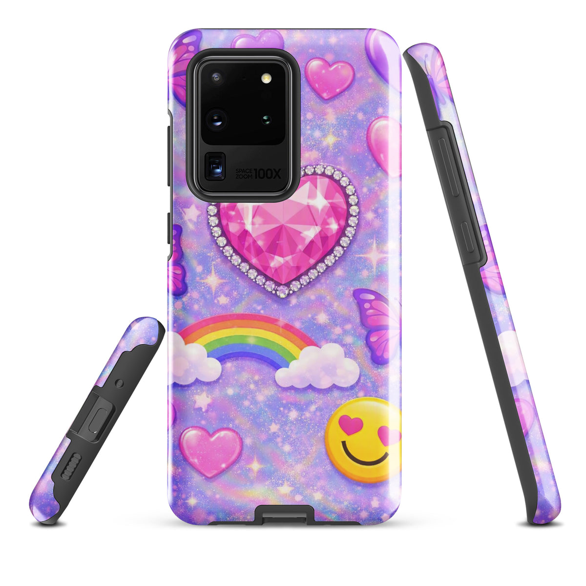 Phone Case for Samsung Galaxy - Sparkle Heart Fantasy Case (xx203)