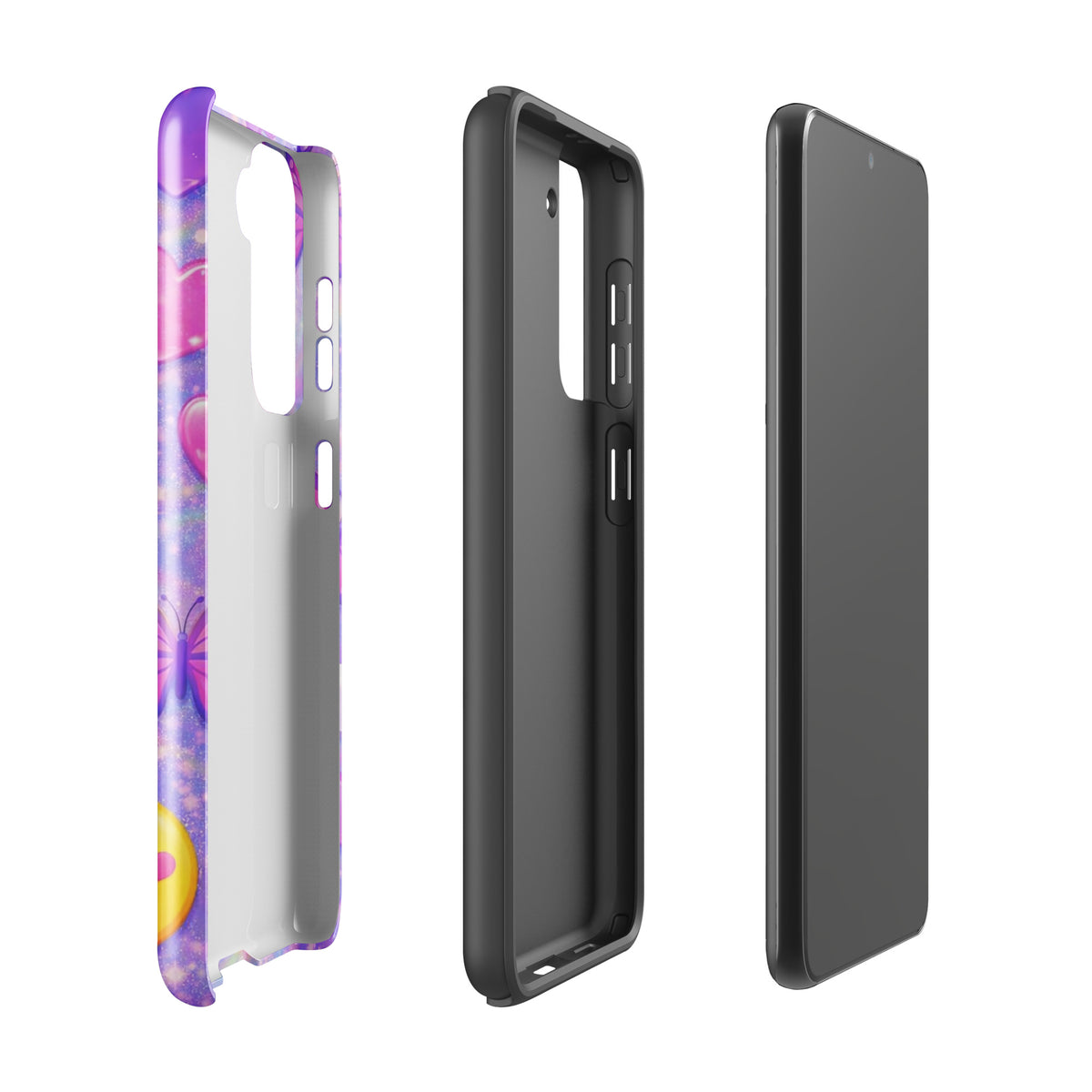 Phone Case for Samsung Galaxy - Sparkle Heart Fantasy Case (xx203)