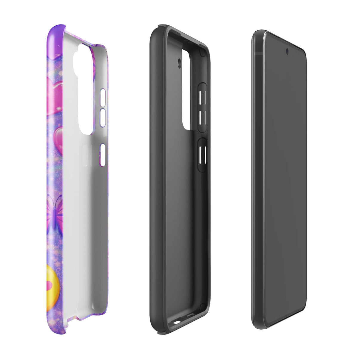Phone Case for Samsung Galaxy - Sparkle Heart Fantasy Case (xx203)