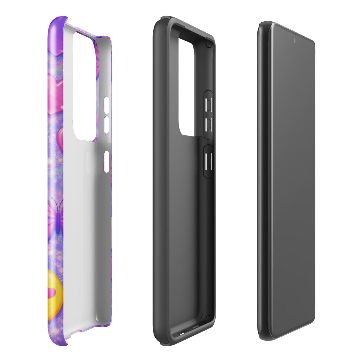 Phone Case for Samsung Galaxy - Sparkle Heart Fantasy Case (xx203)
