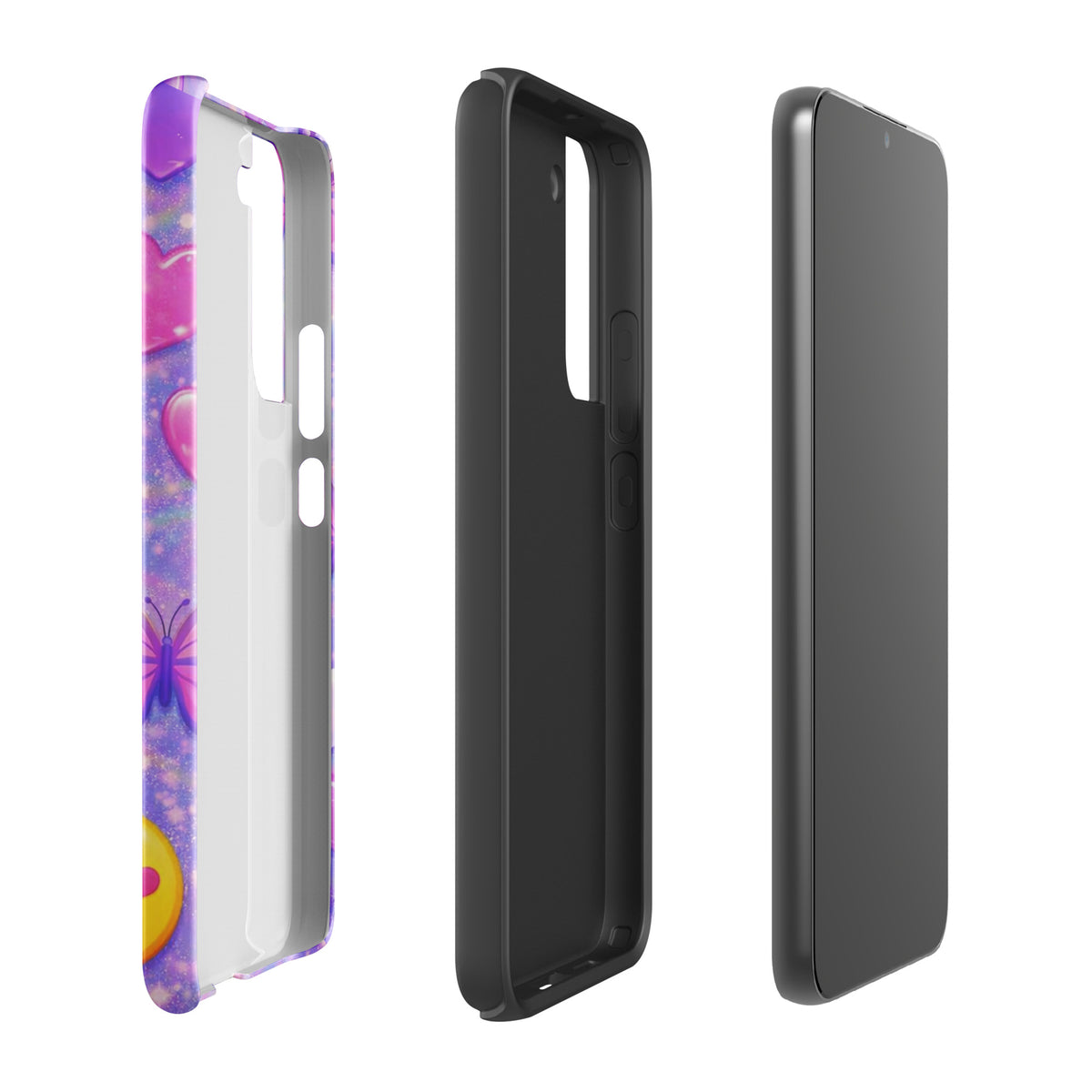 Phone Case for Samsung Galaxy - Sparkle Heart Fantasy Case (xx203)
