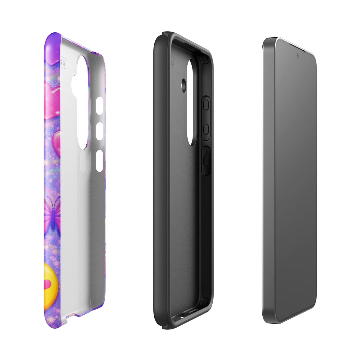 Phone Case for Samsung Galaxy - Sparkle Heart Fantasy Case (xx203)