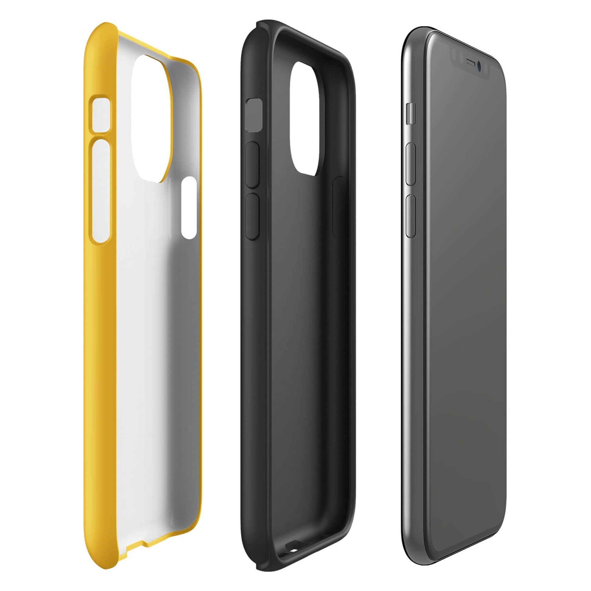 Phone Case with Smiley Paw Print Face design for pet lovers, compatible with iPhone, featuring colorful and durable protection.