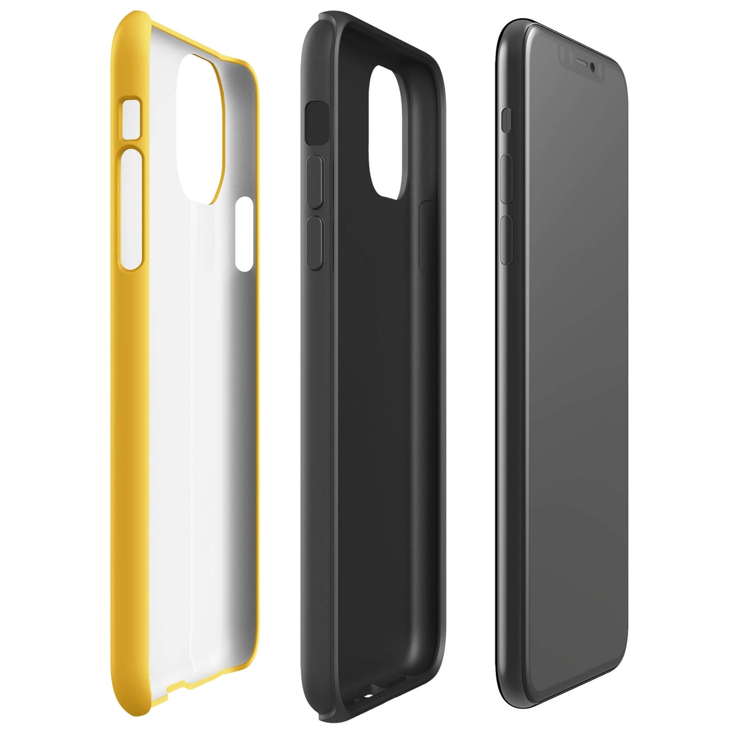 Vibrant Phone Case for iPhone with Smiley Paw Print Face design, perfect for playful pet lovers, showing durability and style.