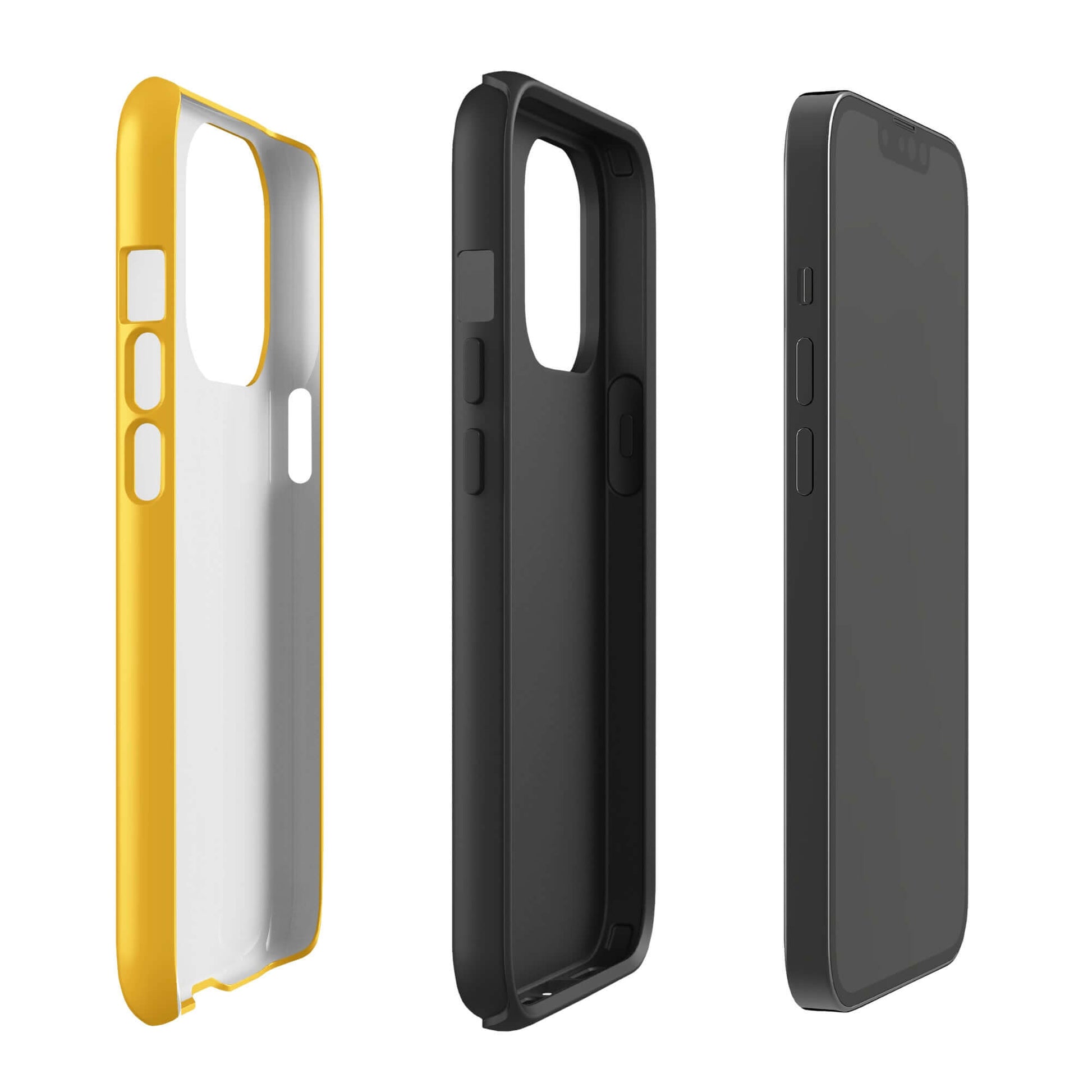 Phone Case for iPhone with playful smiley paw print design for pet lovers, showcasing durable phone cases in assorted colors.