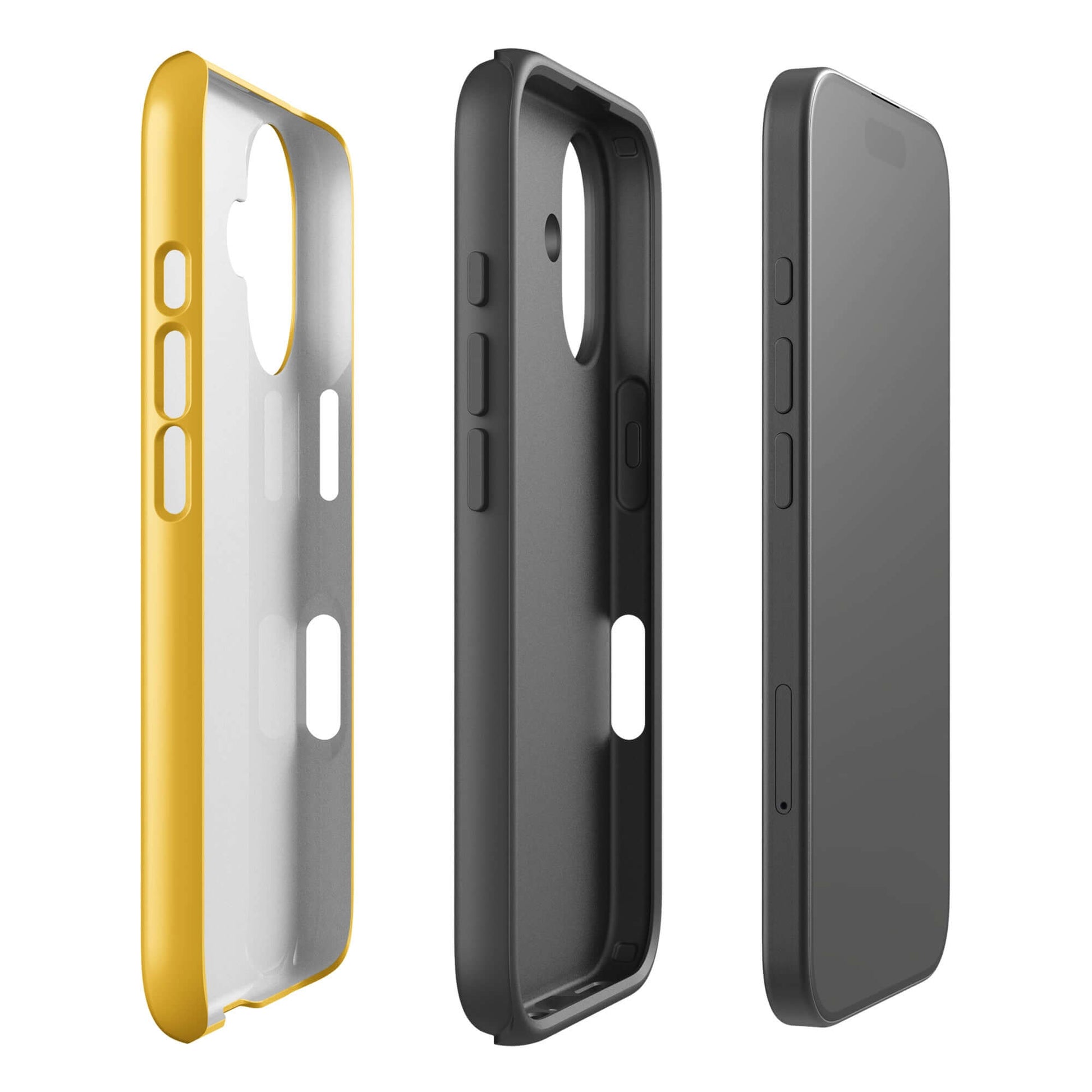 Phone Case for iPhone with playful smiley paw print face design for pet lovers, showcasing durable and colorful exterior.