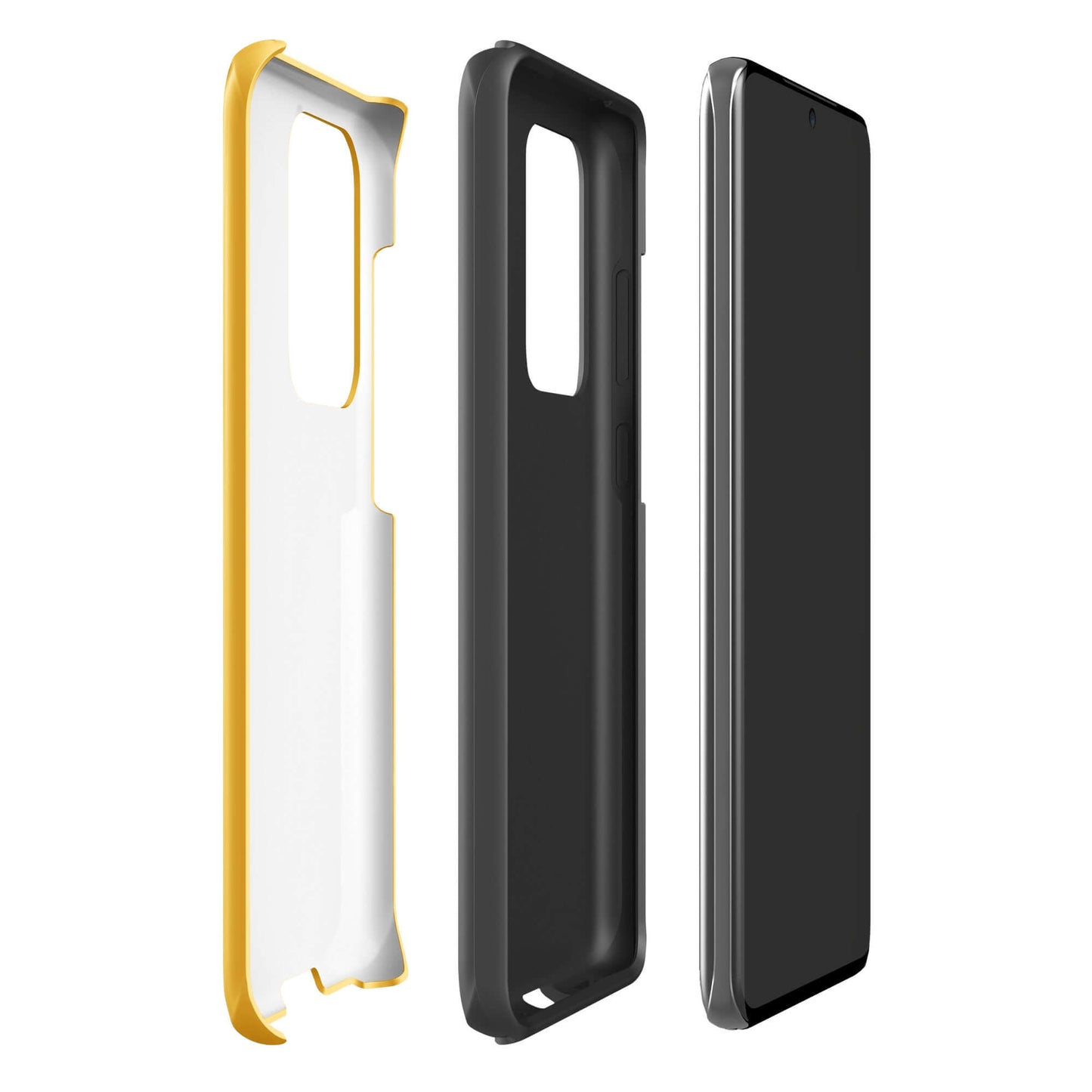 Phone Case for Samsung Galaxy with playful smiley paw print design, showcasing charm and durability, perfect for pet lovers.