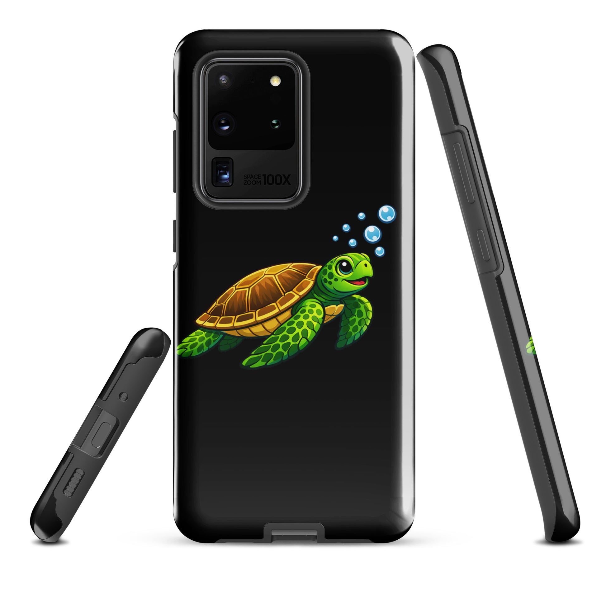 Phone Case for Samsung Galaxy with sea turtle artwork, vibrant ocean-inspired design