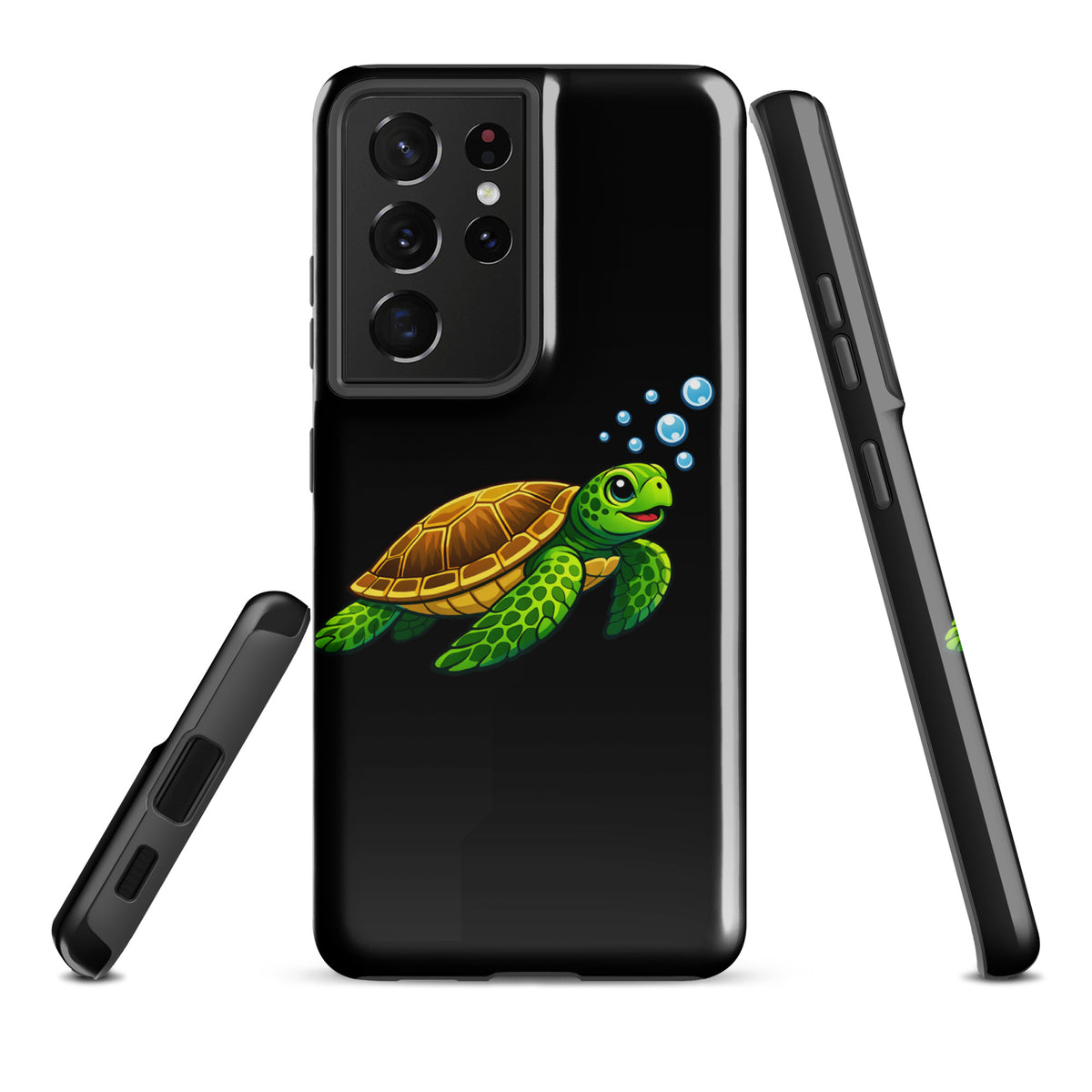 Phone Case for Samsung Galaxy with sea turtle artwork, offering premium protection and ocean-inspired style.