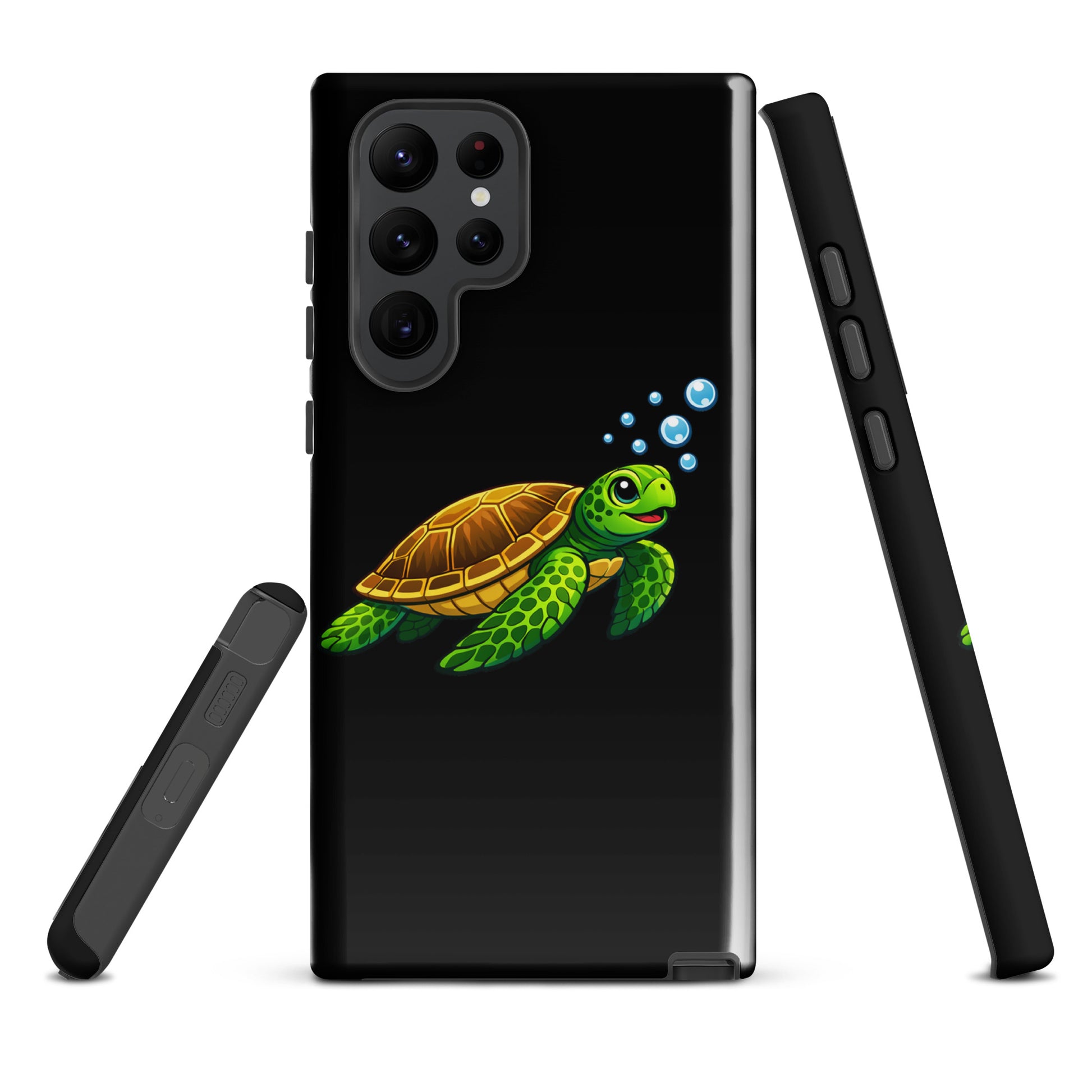 Phone Case for Samsung Galaxy with sea turtle artwork, vibrant and artistic design, combining charm and protection, ocean-inspired style.