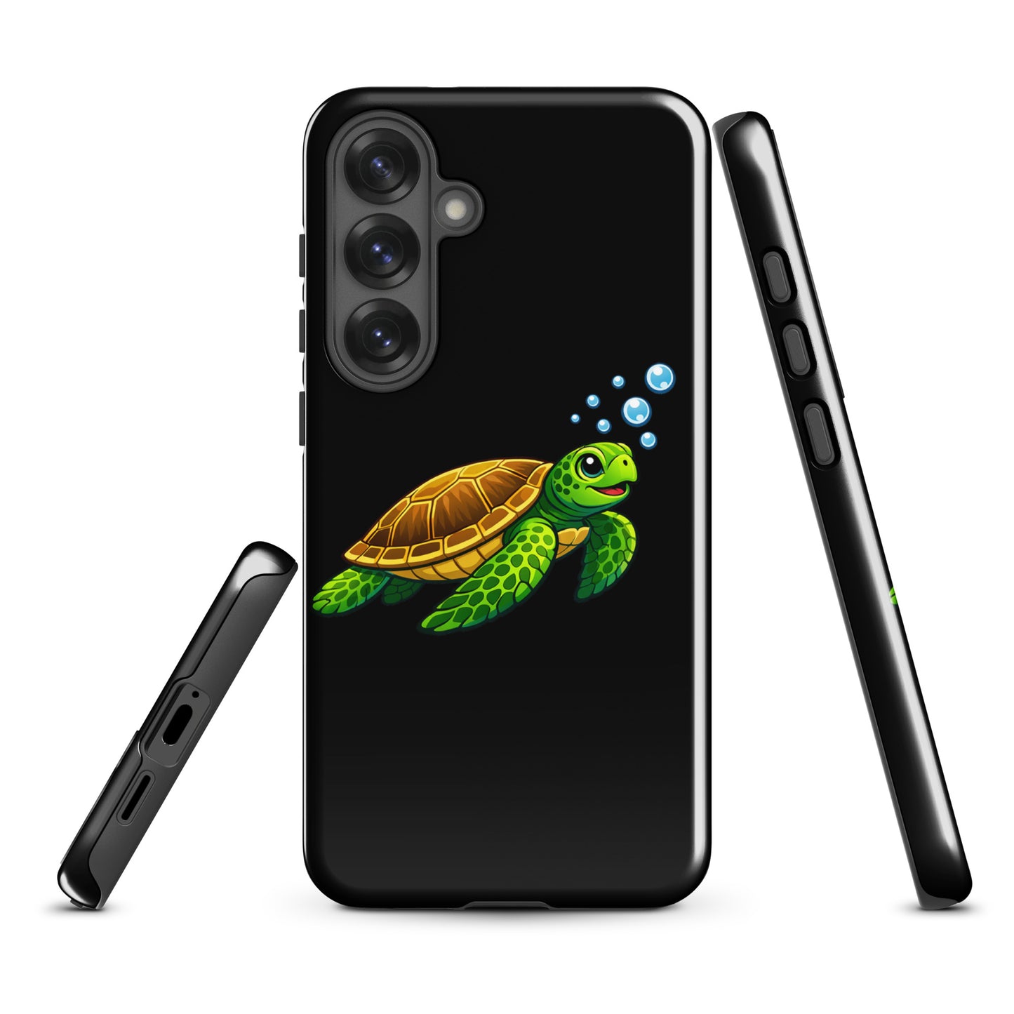 Phone Case with sea turtle artwork for Samsung Galaxy, featuring vibrant ocean-inspired design combining charm and style.