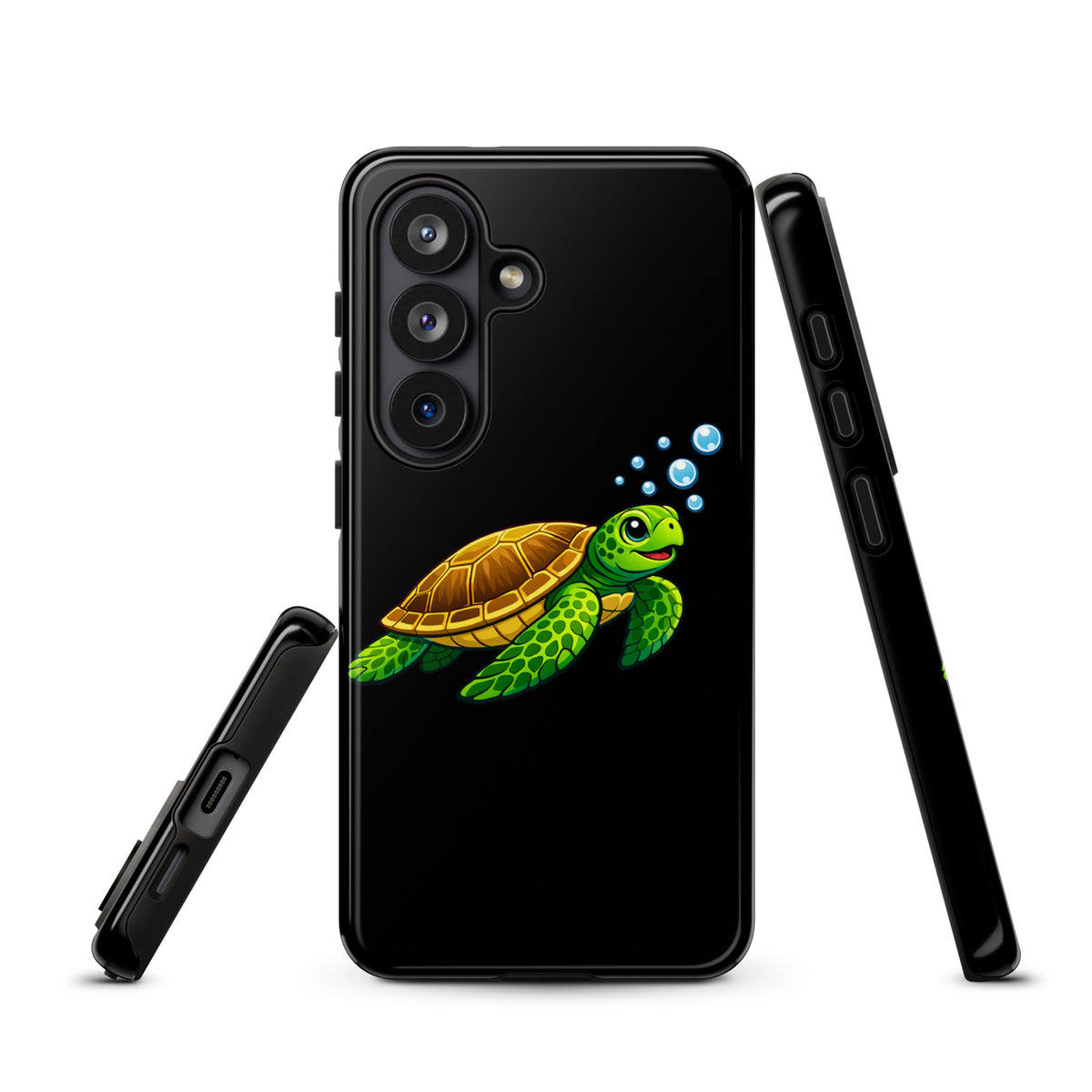 Phone Case for Samsung Galaxy featuring sea turtle artwork, ocean-inspired vibrant design, stylish protection accessory.