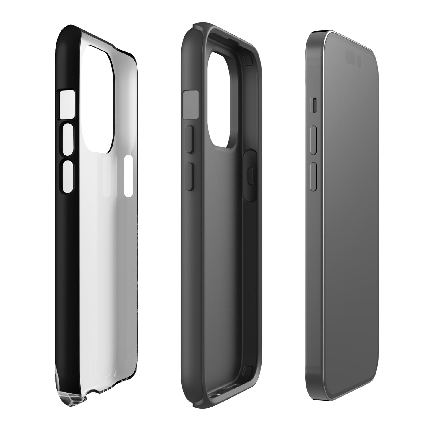 Phone Case with ancient sea turtle art design for iPhone, showcasing sleek protective features and artistic style in black-and-white pencil sketch.