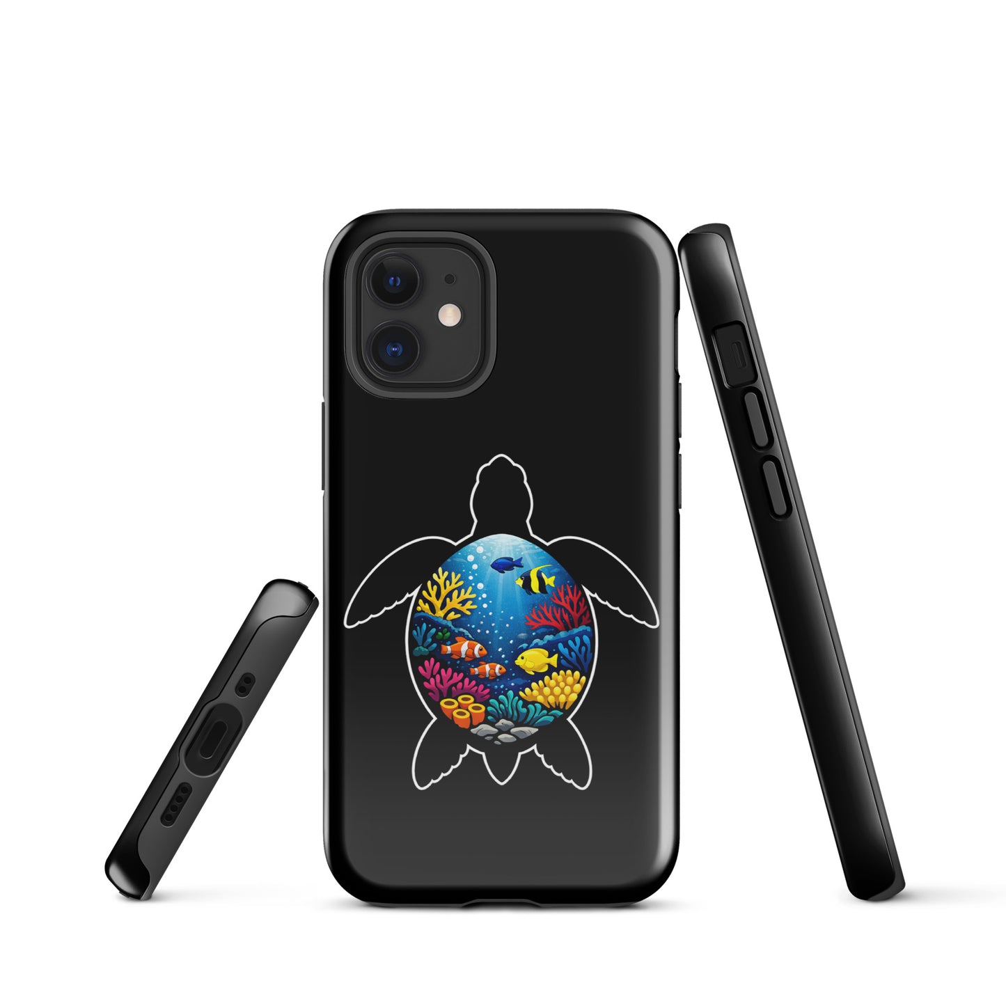 Phone Case for iPhone with sea turtle reef design offering style and protection.