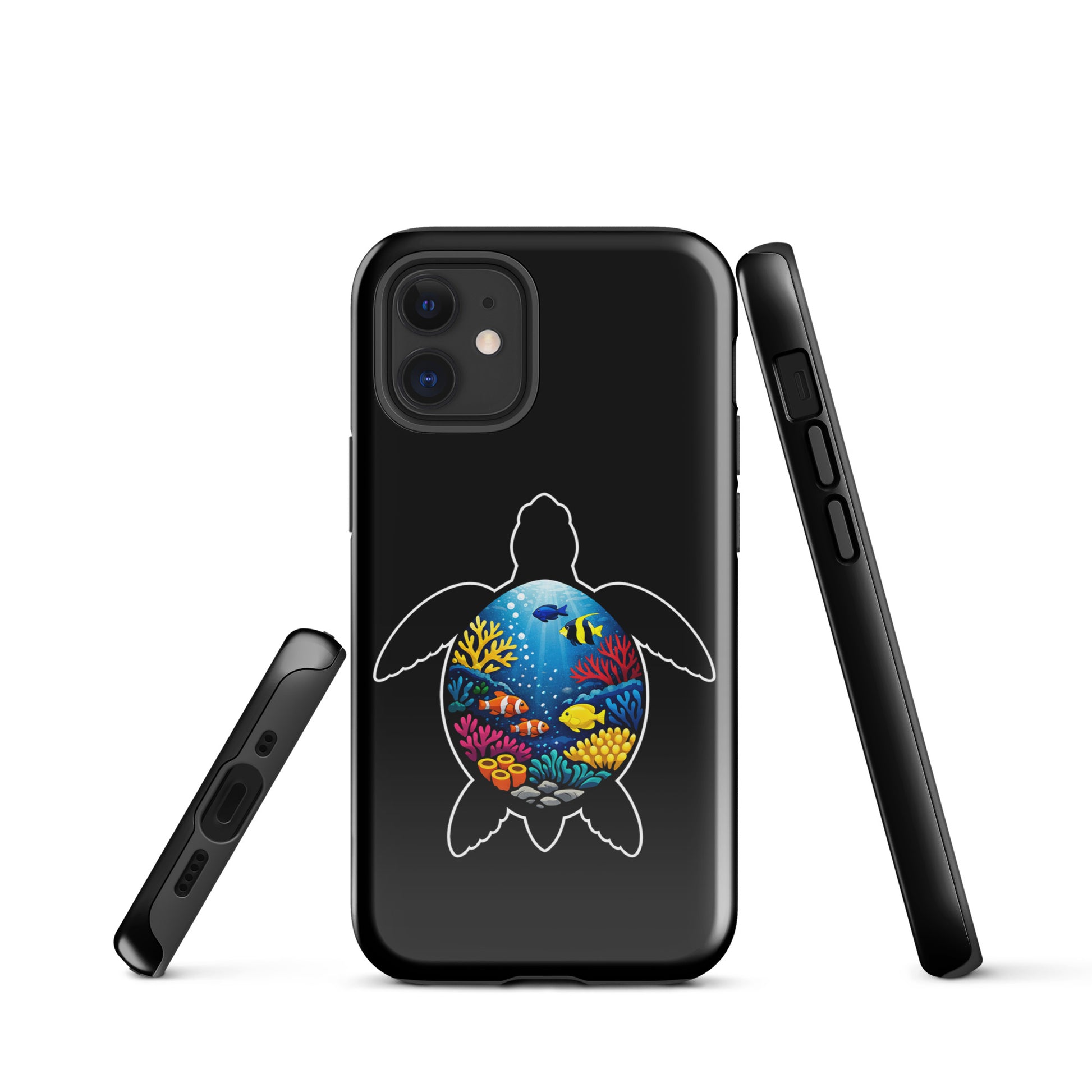 Phone Case for iPhone with sea turtle reef design offering style and protection.