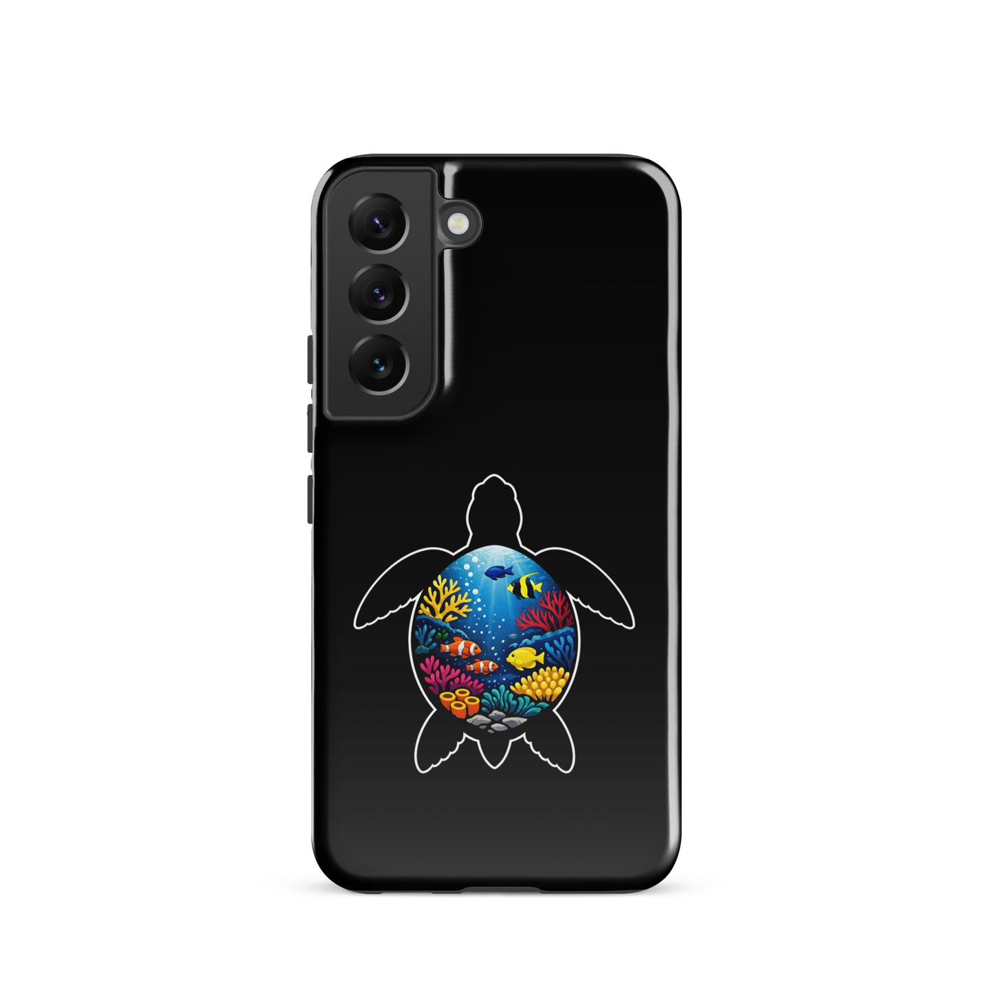 Phone Case for Samsung Galaxy with vibrant sea turtle reef design
