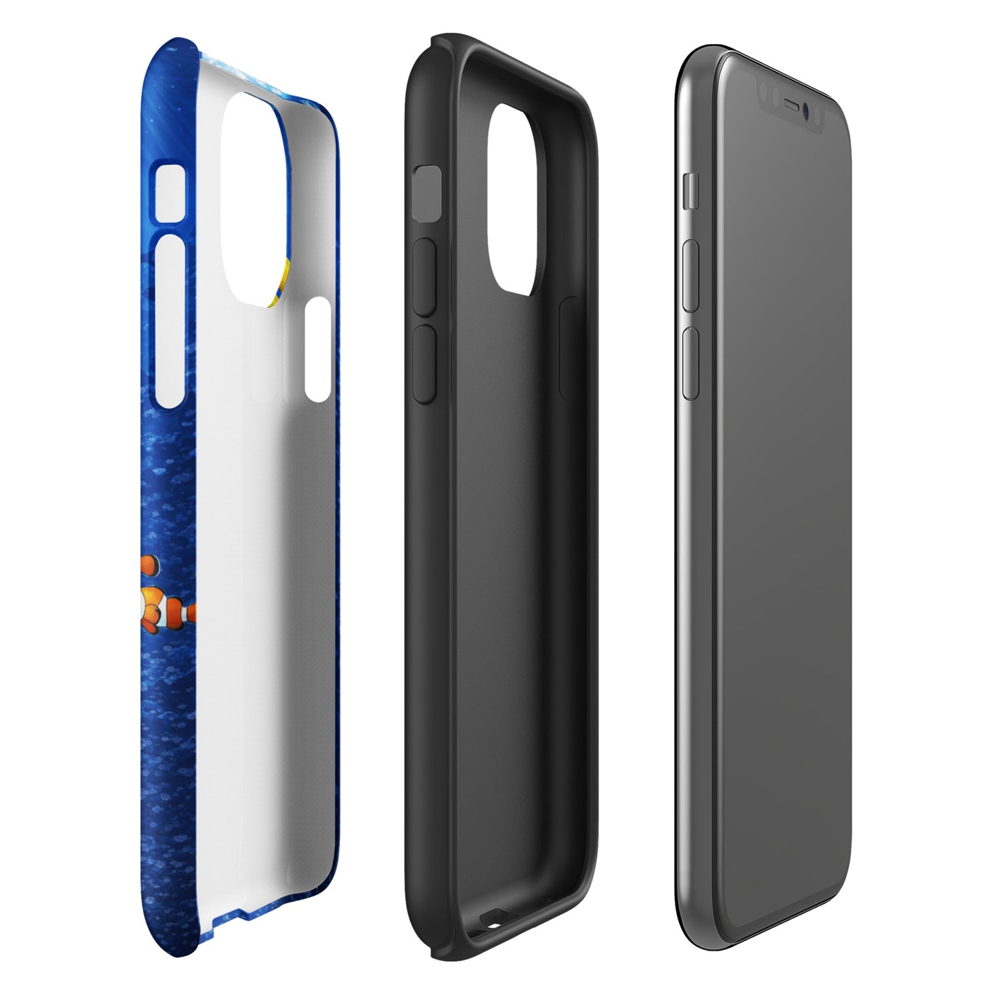 Phone Case for iPhone with sea turtle design featuring dual-layer protection and vibrant marine imagery.