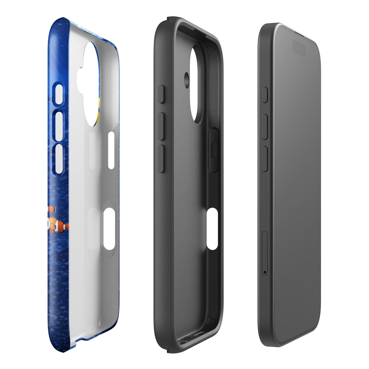 Phone Case for iPhone featuring a sea turtle design, offering dual-layer protection and an underwater theme for everyday elegance.