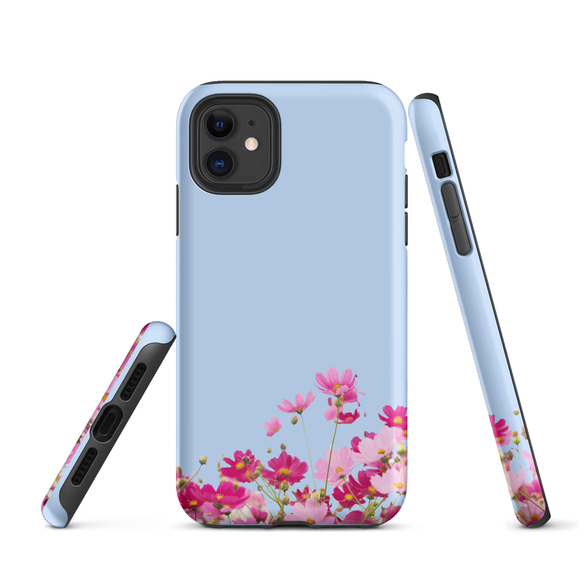 Phone Case for iPhone with Blooming Floral Charm (xx212)