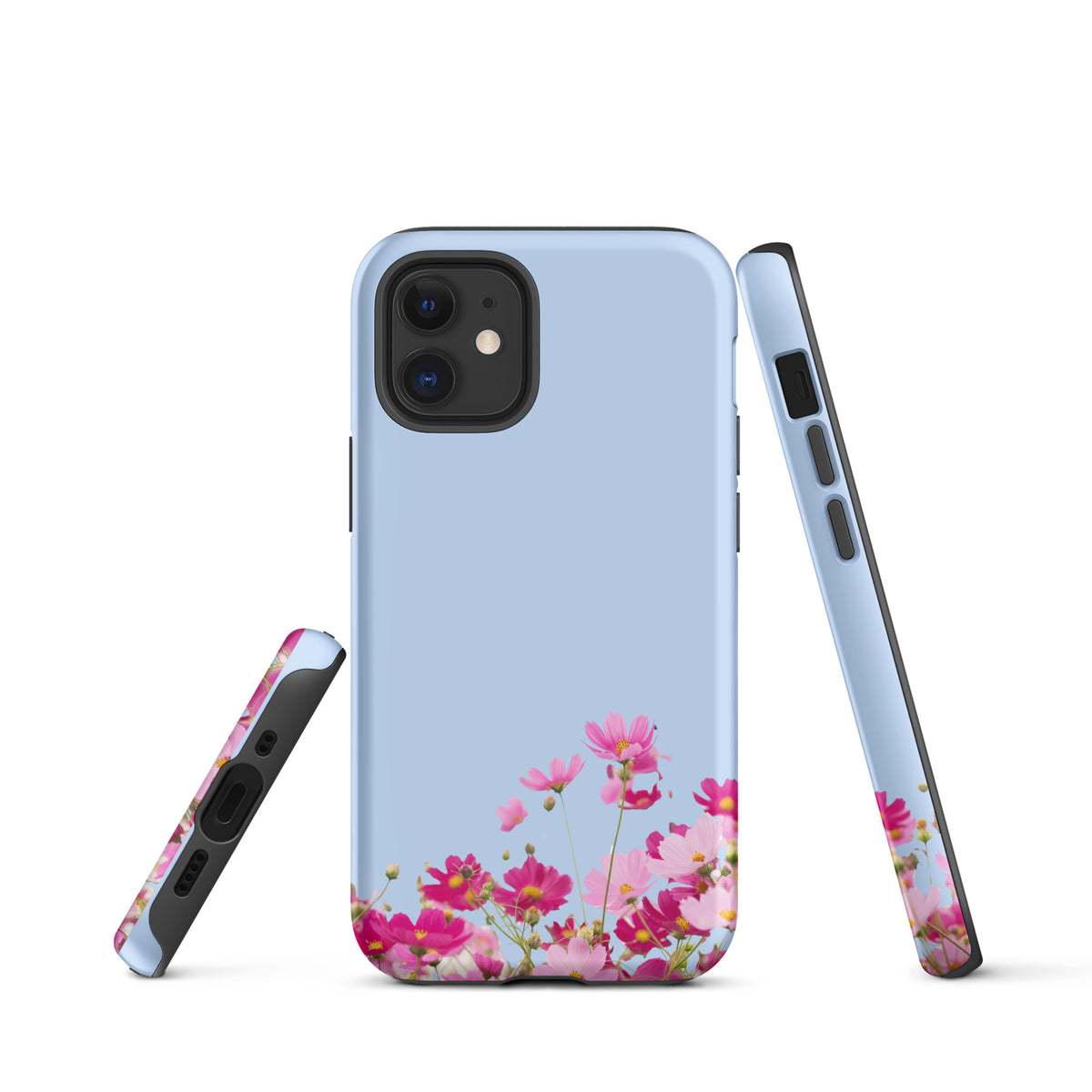 Phone Case for iPhone with Blooming Floral Charm (xx212)