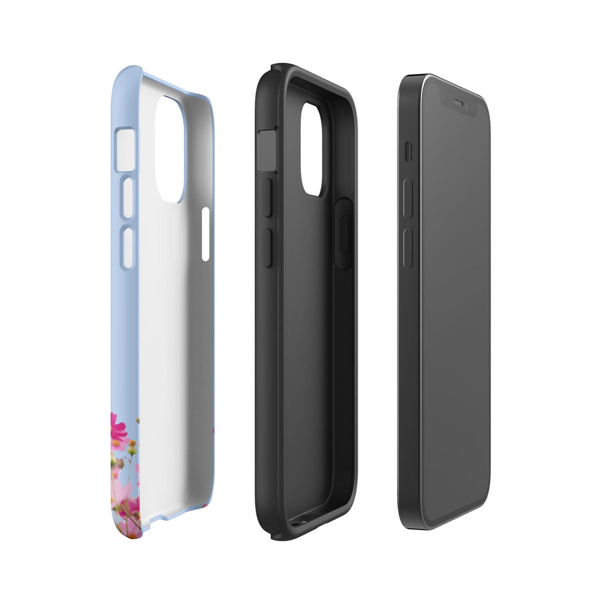 Phone Case for iPhone with Blooming Floral Charm (xx212)