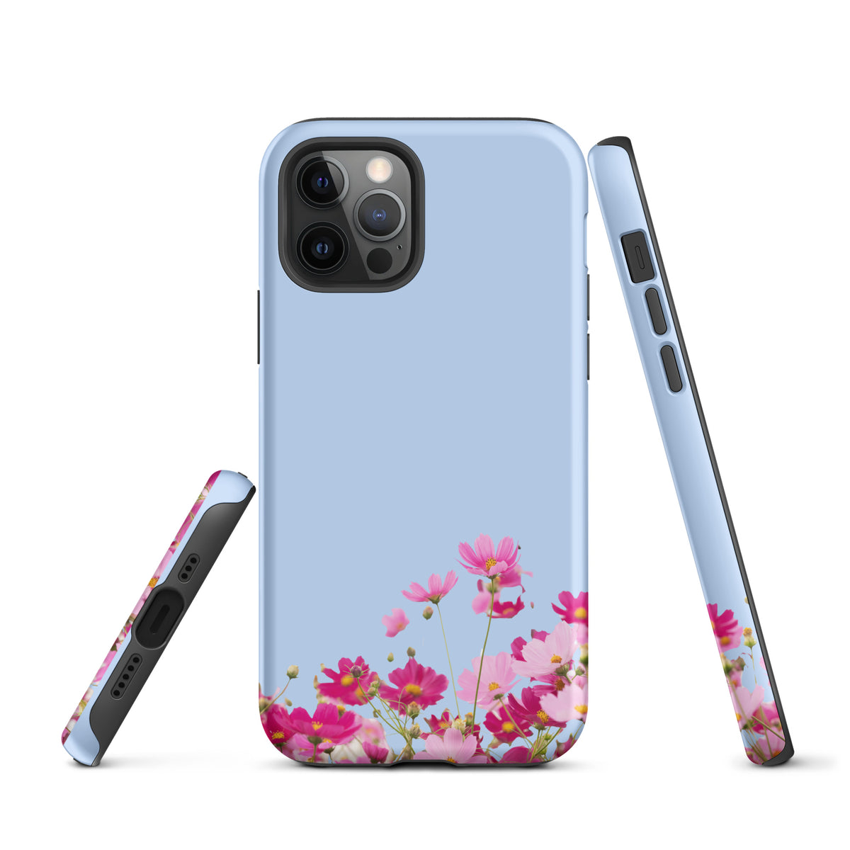 Phone Case for iPhone with Blooming Floral Charm (xx212)