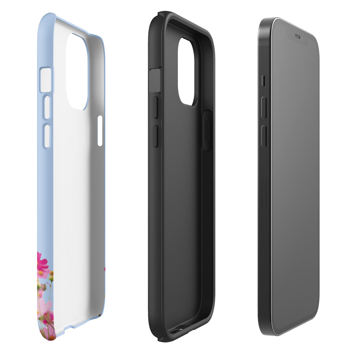 Phone Case for iPhone with Blooming Floral Charm (xx212)