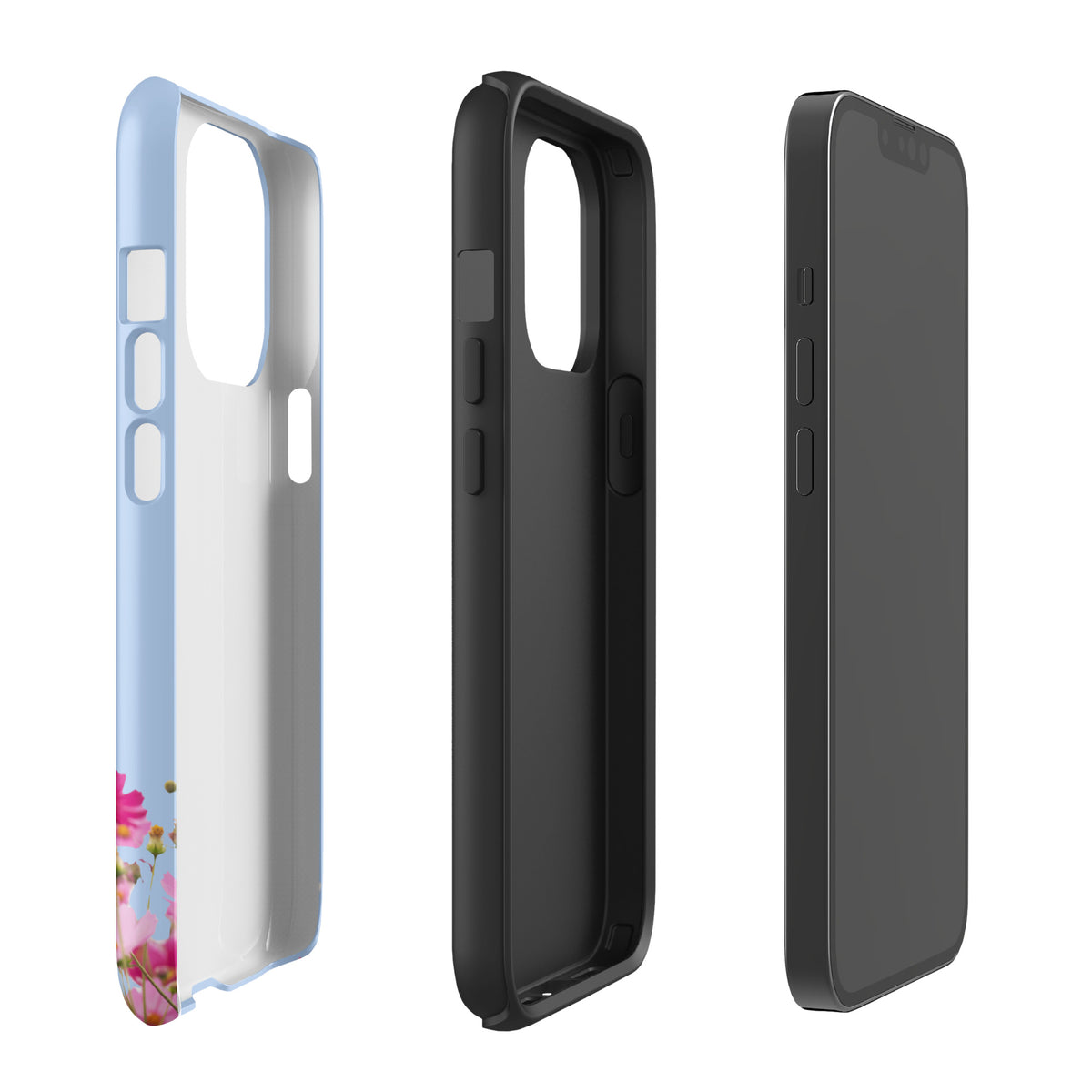 Phone Case for iPhone with Blooming Floral Charm (xx212)