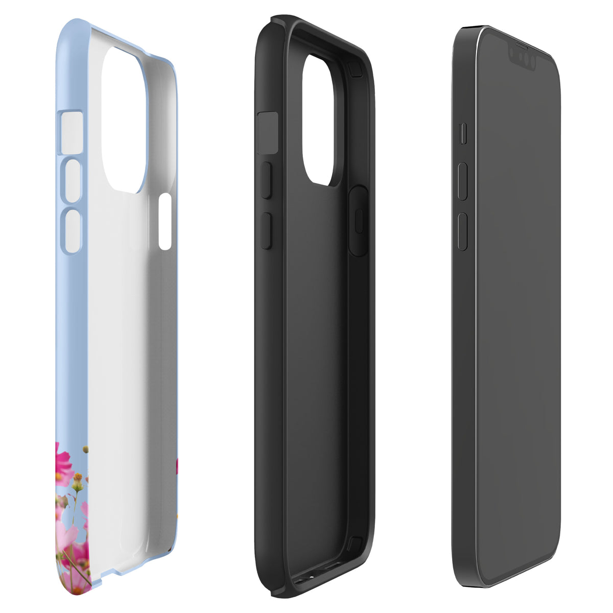 Phone Case for iPhone with Blooming Floral Charm (xx212)