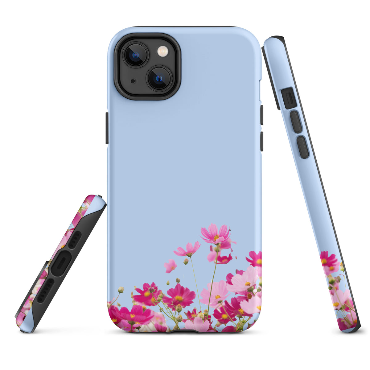 Phone Case for iPhone with Blooming Floral Charm (xx212)