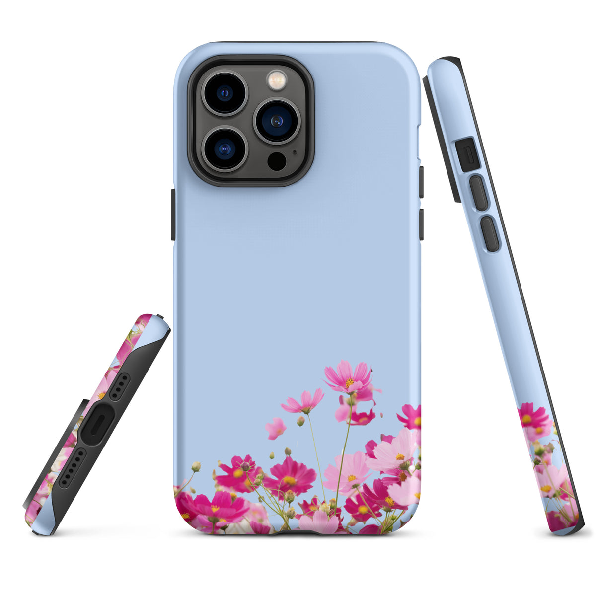 Phone Case for iPhone with Blooming Floral Charm (xx212)
