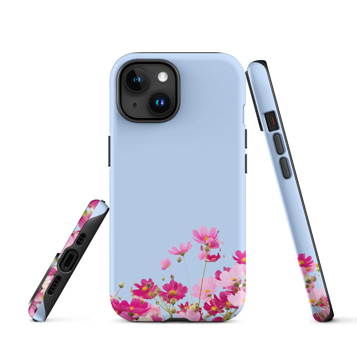 Phone Case for iPhone with Blooming Floral Charm (xx212)
