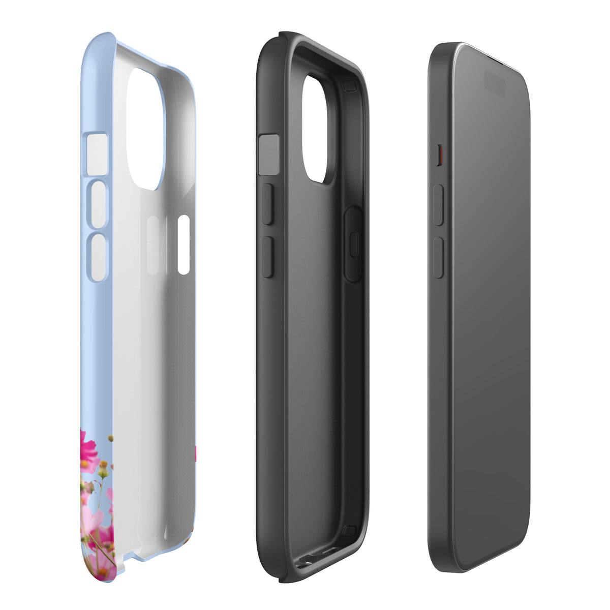 Phone Case for iPhone with Blooming Floral Charm (xx212)