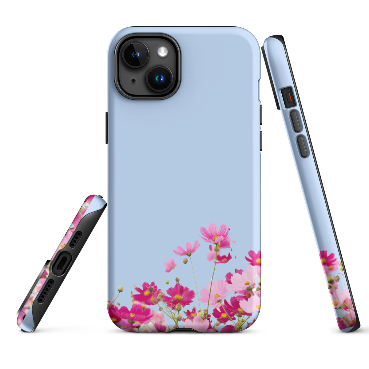 Phone Case for iPhone with Blooming Floral Charm (xx212)