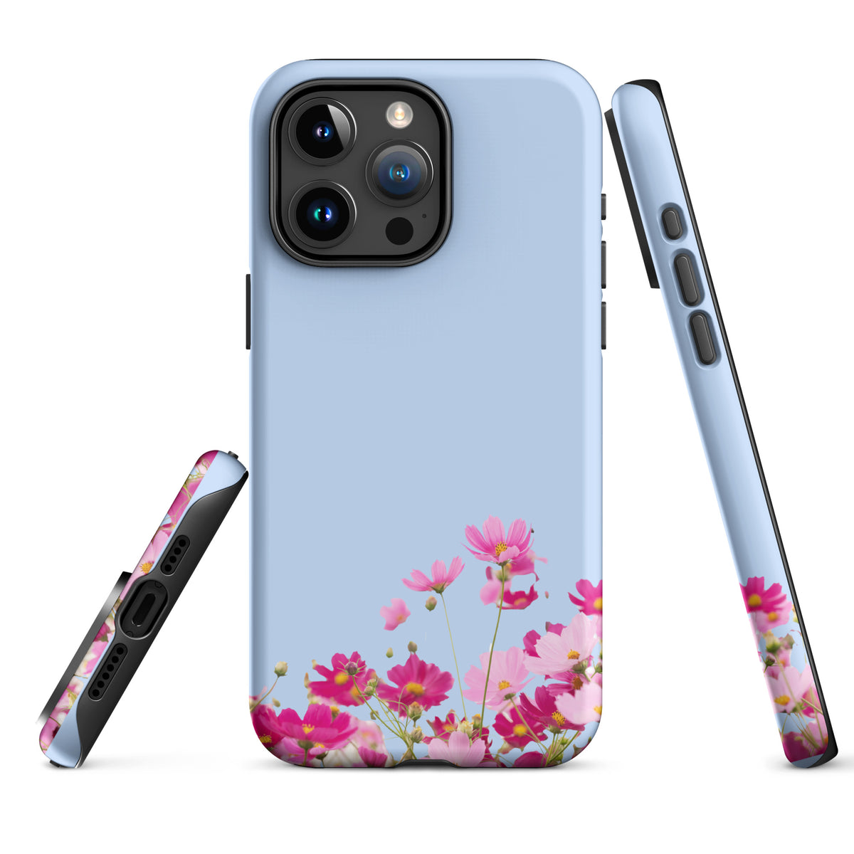 Phone Case for iPhone with Blooming Floral Charm (xx212)