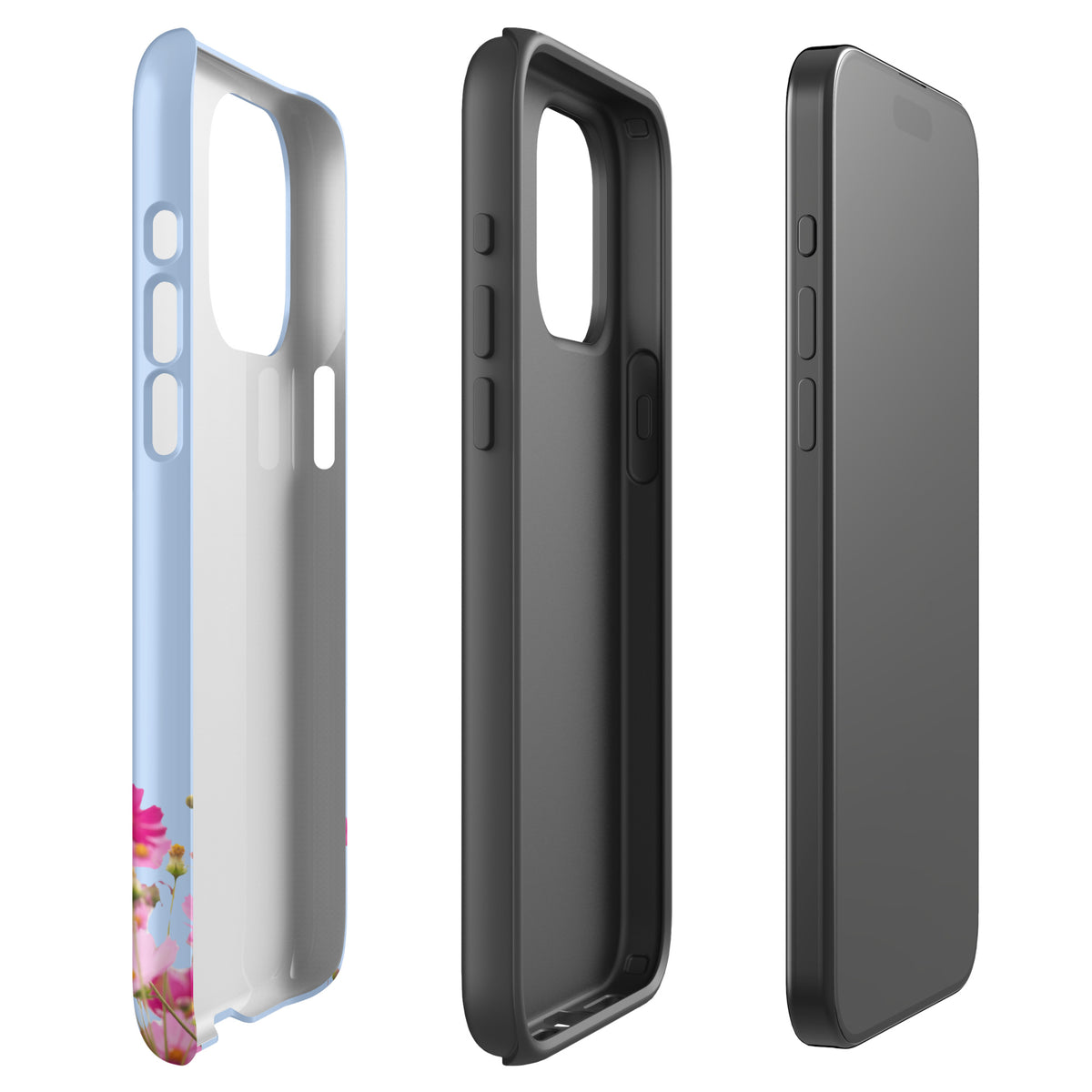 Phone Case for iPhone with Blooming Floral Charm (xx212)