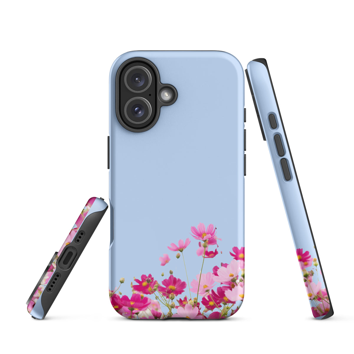 Phone Case for iPhone with Blooming Floral Charm (xx212)