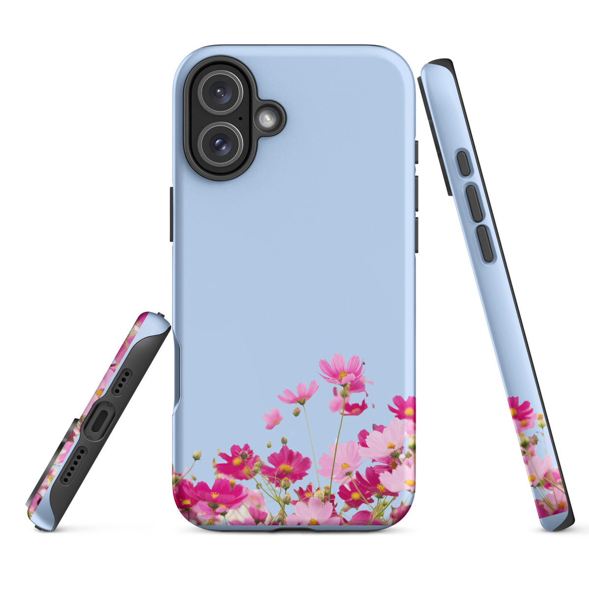 Phone Case for iPhone with Blooming Floral Charm (xx212)