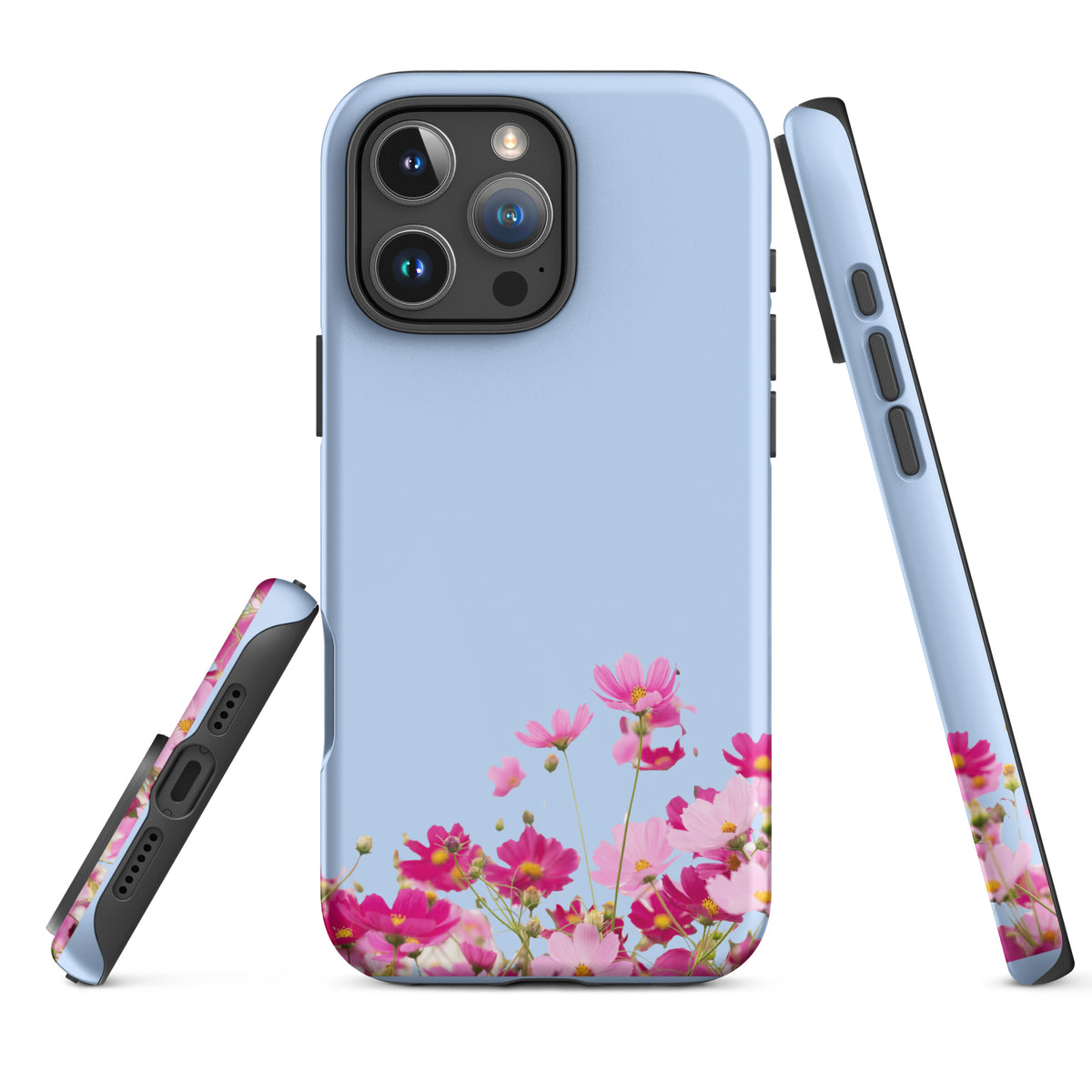 Phone Case for iPhone with Blooming Floral Charm (xx212)