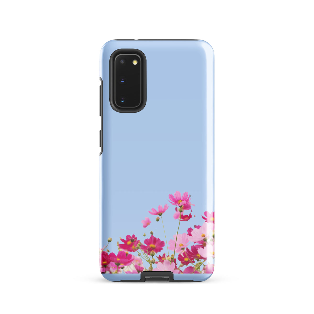 Phone Case for Samsung Galaxy with Blooming Floral Charm (xx212)