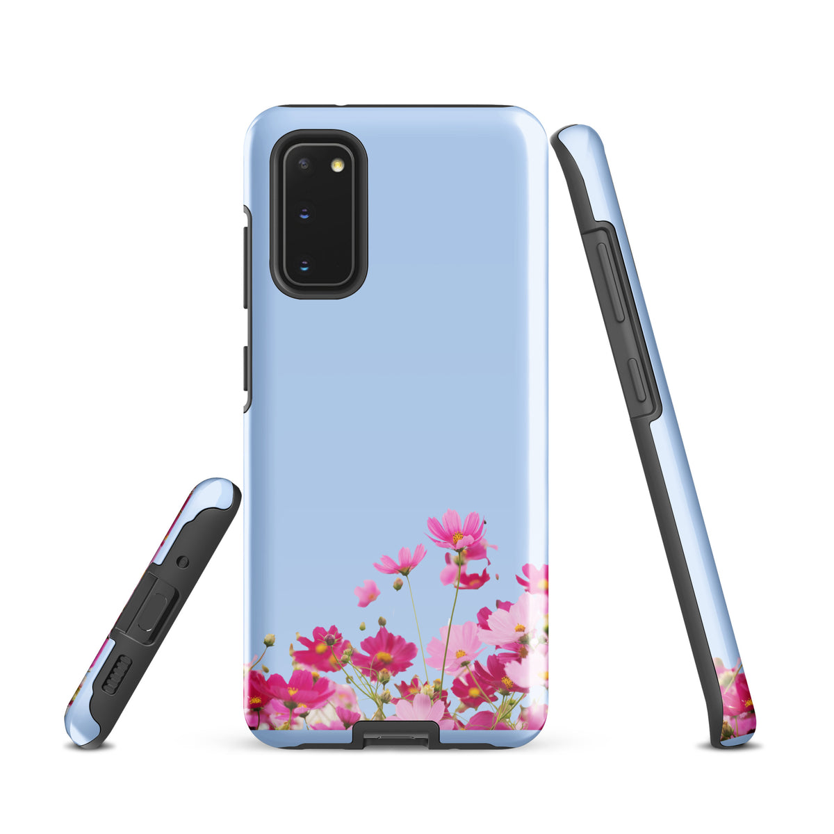 Phone Case for Samsung Galaxy with Blooming Floral Charm (xx212)