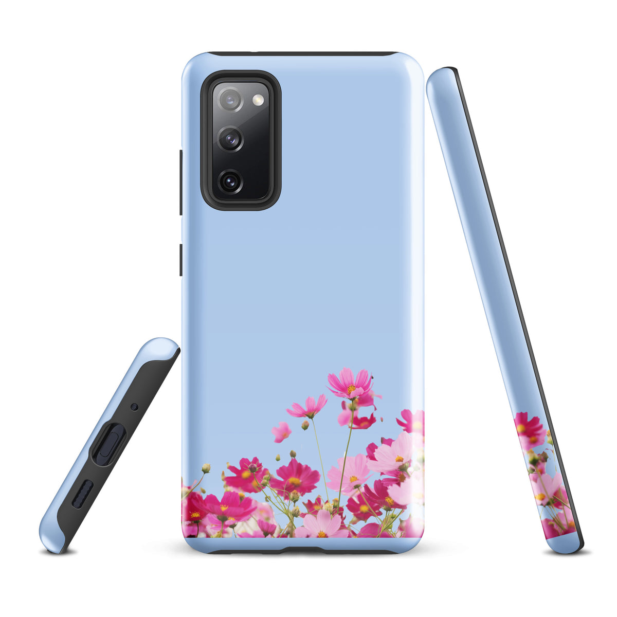 Phone Case for Samsung Galaxy with Blooming Floral Charm (xx212)
