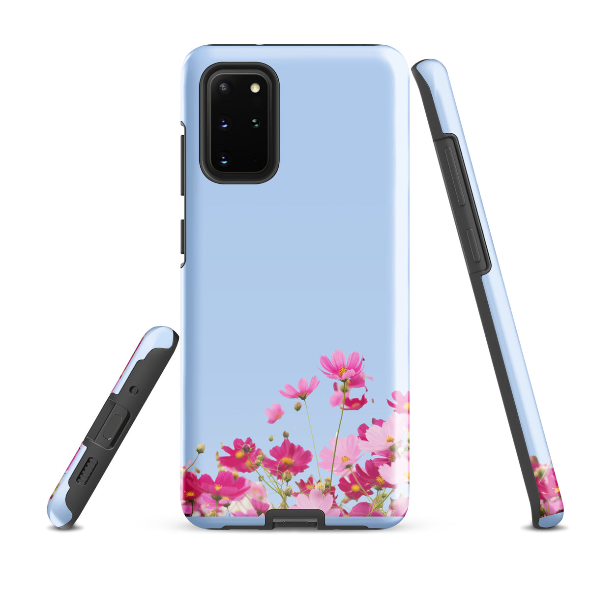 Phone Case for Samsung Galaxy with Blooming Floral Charm (xx212)