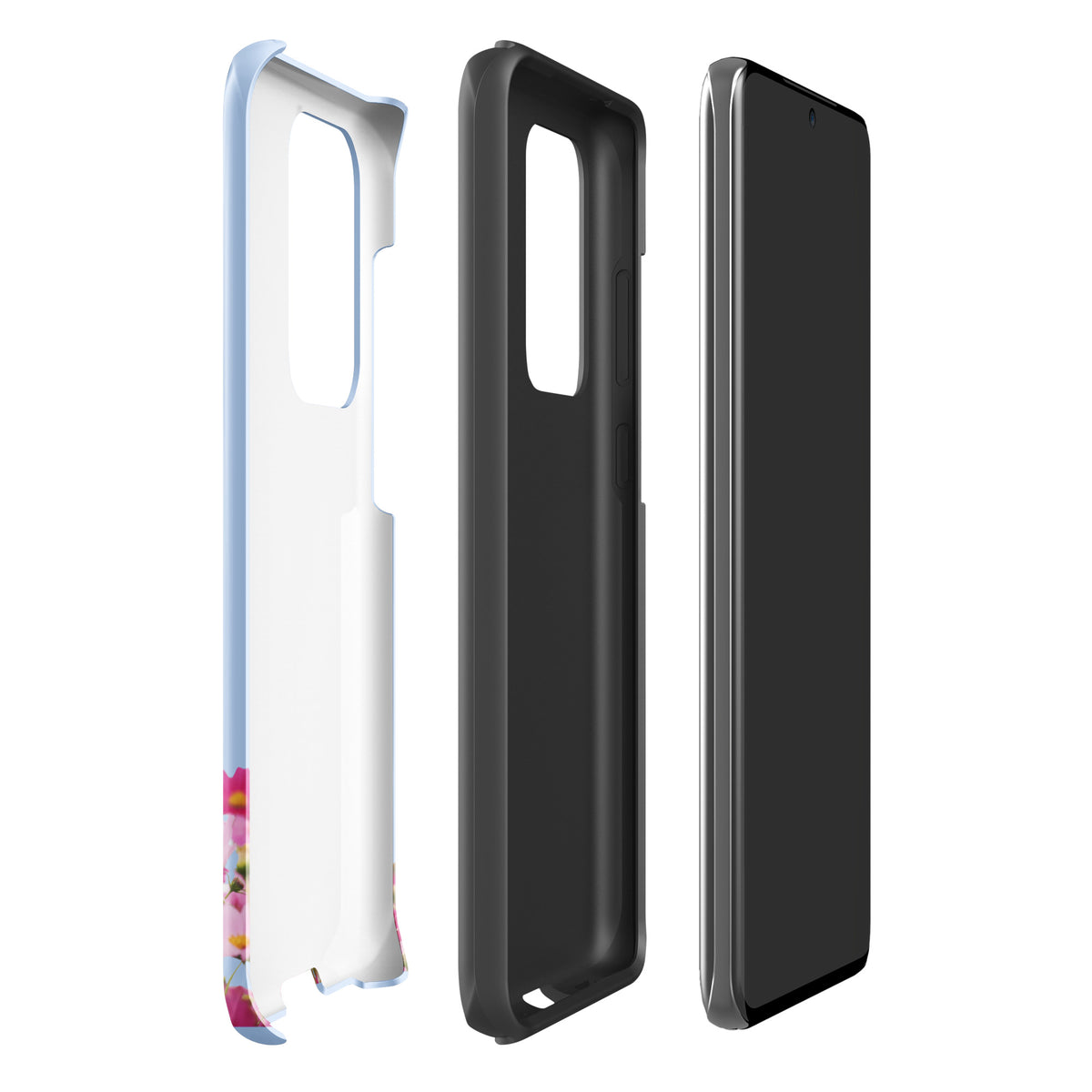 Phone Case for Samsung Galaxy with Blooming Floral Charm (xx212)