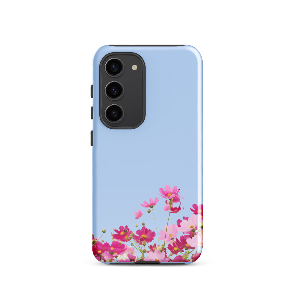 Phone Case for Samsung Galaxy with Blooming Floral Charm (xx212)